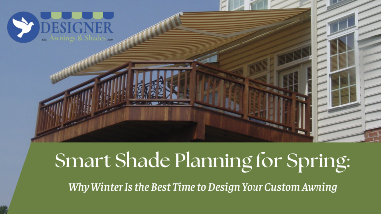 Deck awnings by Designer Awnings